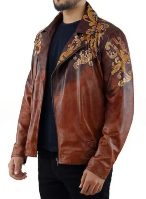 Resident Evil 4 Dr. Luis Serra Navarro Brown Leather Jacket